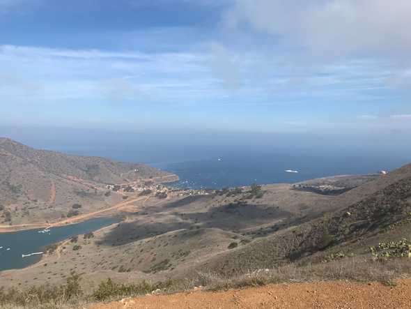 The tiny island town